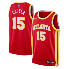 Camiseta Hombre Atlanta Hawks Clint Capela 15 2022-23 Nike Icon Edition Rojo Swingman